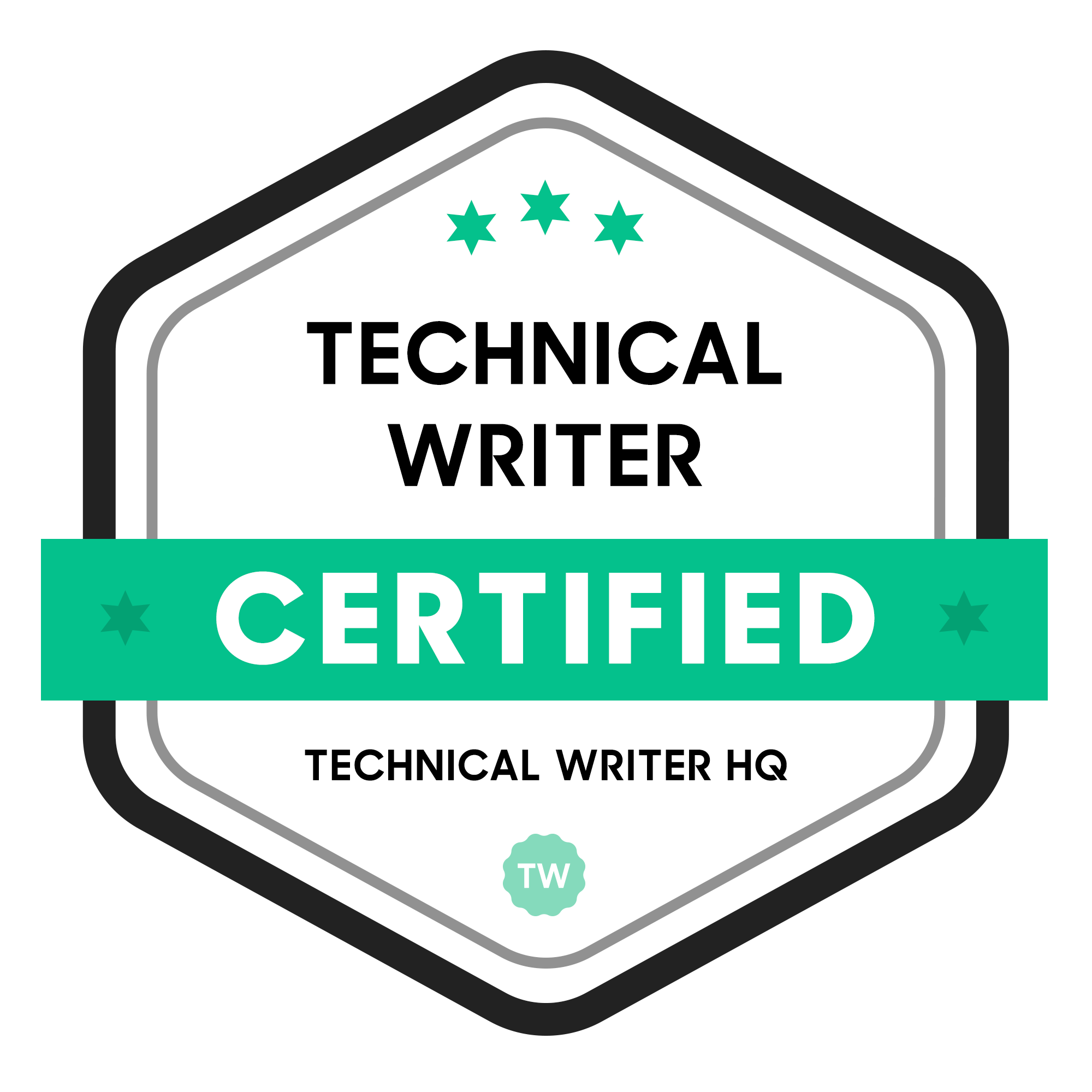 Technical Writer HQ Badge